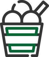 diseño de icono creativo de helado vector