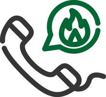 Emergency Call Creative Icon Design vector