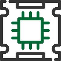 Processor Creative Icon Design vector