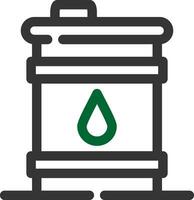 diseño de icono creativo de barril de petróleo vector