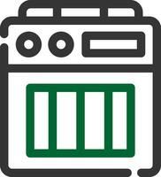 Amplifier Box Creative Icon Design vector