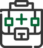 First Aid Kit Creative Icon Design vector