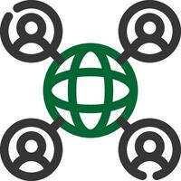 Social Network Creative Icon Design vector
