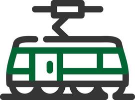 Tram Creative Icon Design vector