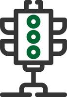 Traffic Lights Creative Icon Design vector