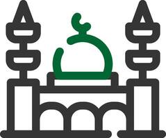 Mosque Creative Icon Design vector