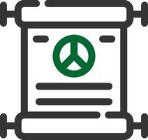 Peace Treaty Creative Icon Design vector