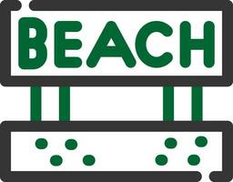 Beach Creative Icon Design vector