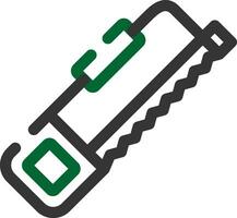 Hack Saw Creative Icon Design vector