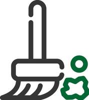 Broom Creative Icon Design vector