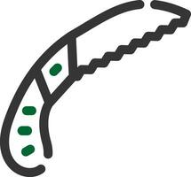 Pruning Saw Creative Icon Design vector