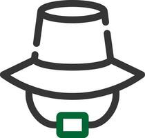 diseño de icono creativo de sombrero vector