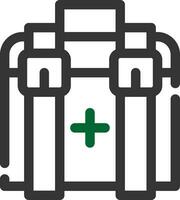 First Aid Kit Creative Icon Design vector