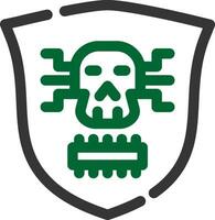 diseño de icono creativo de malware vector