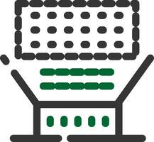 Laser Keyboard Creative Icon Design vector