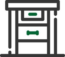 End Table Creative Icon Design vector