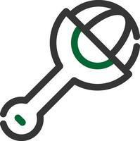 Line Two Color vector