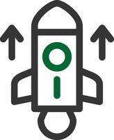 Rocket Creative Icon Design vector