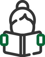 Reading Creative Icon Design vector