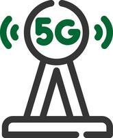 Antenna Creative Icon Design vector