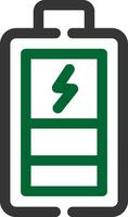 Charging Battery Creative Icon Design vector