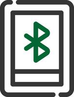 Bluetooth Creative Icon Design vector