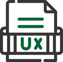 Ux Format Creative Icon Design vector