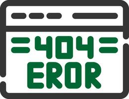 Diseño de icono creativo de error 404 vector