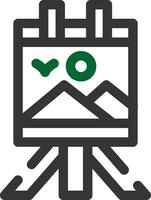 Canvas Creative Icon Design vector