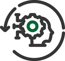 Reverse Engineering Creative Icon Design vector