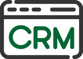 crm creativo icono diseño vector