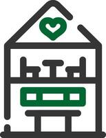 Dolls House Creative Icon Design vector