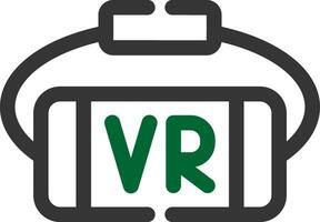 VR Glasses Creative Icon Design vector