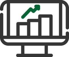 Financial Data Creative Icon Design vector