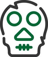 diseño de icono creativo de calavera vector