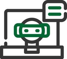 Chatbot Creative Icon Design vector