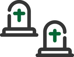 Cemetery Creative Icon Design vector