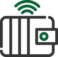 Smart Wallet Creative Icon Design vector