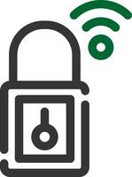 Smart Security Creative Icon Design vector