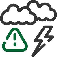 Weather Alert Creative Icon Design vector