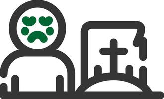 Grave Creative Icon Design vector