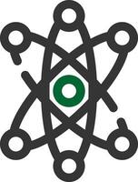 Atom Creative Icon Design vector