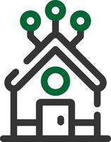 Home Network Creative Icon Design vector