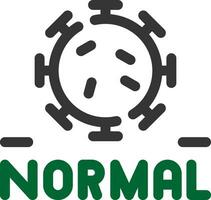 New Normal Creative Icon Design vector