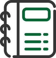 Line Two Color vector