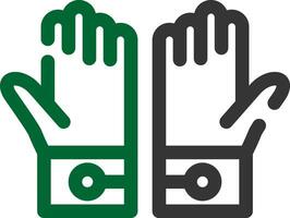 Latex Gloves Creative Icon Design vector