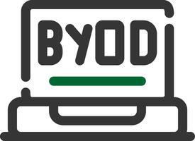 BYOD Tour Creative Icon Design vector