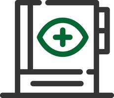 Optometric Guidelines Creative Icon Design vector