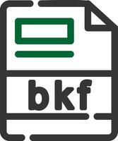 bkf creativo icono diseño vector