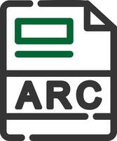 ARC Creative Icon Design vector